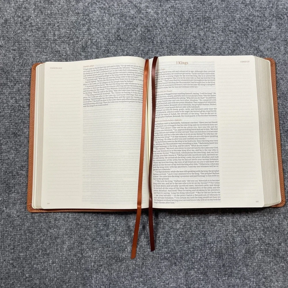 Holy Bible Holman Christian Standard Notetaking Chestnut Brown Bonded‎ Leather
